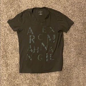 Camo green Armani Exchange T-shirt